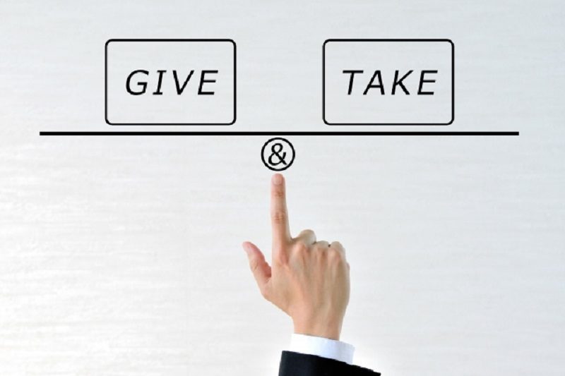 ギブアンドテイク