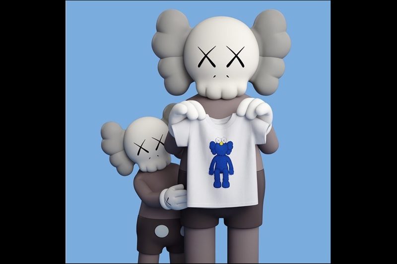 ユニクロとKAWSのコラボ限定Tシャツ