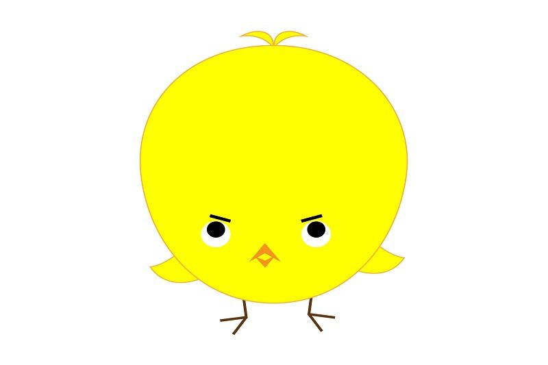 あたまでっかち:ひよこ