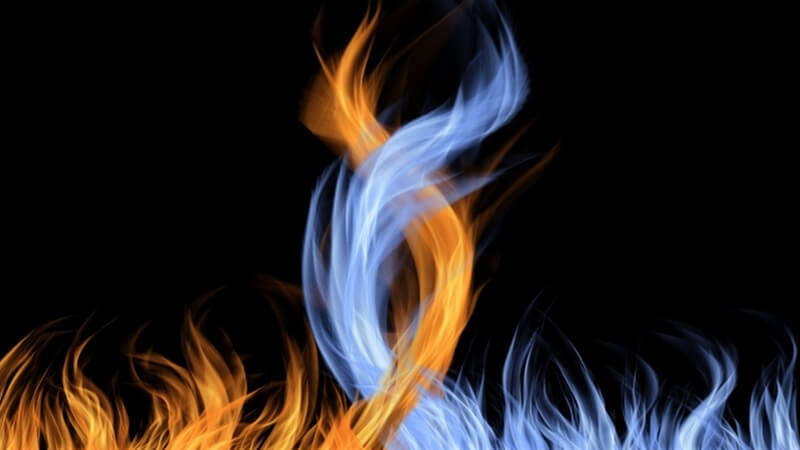 赤と青の炎