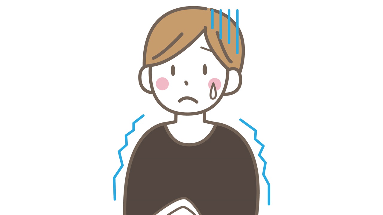 寒気のする男の子