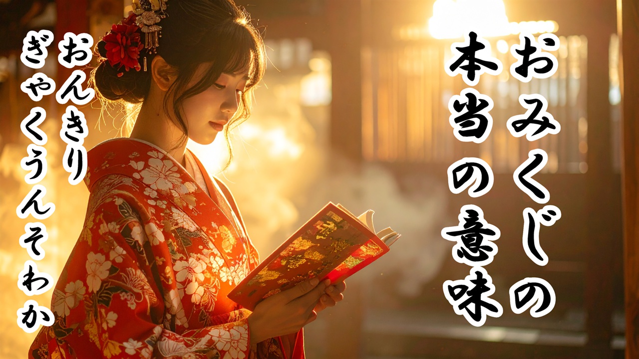 おみくじの本当の意味