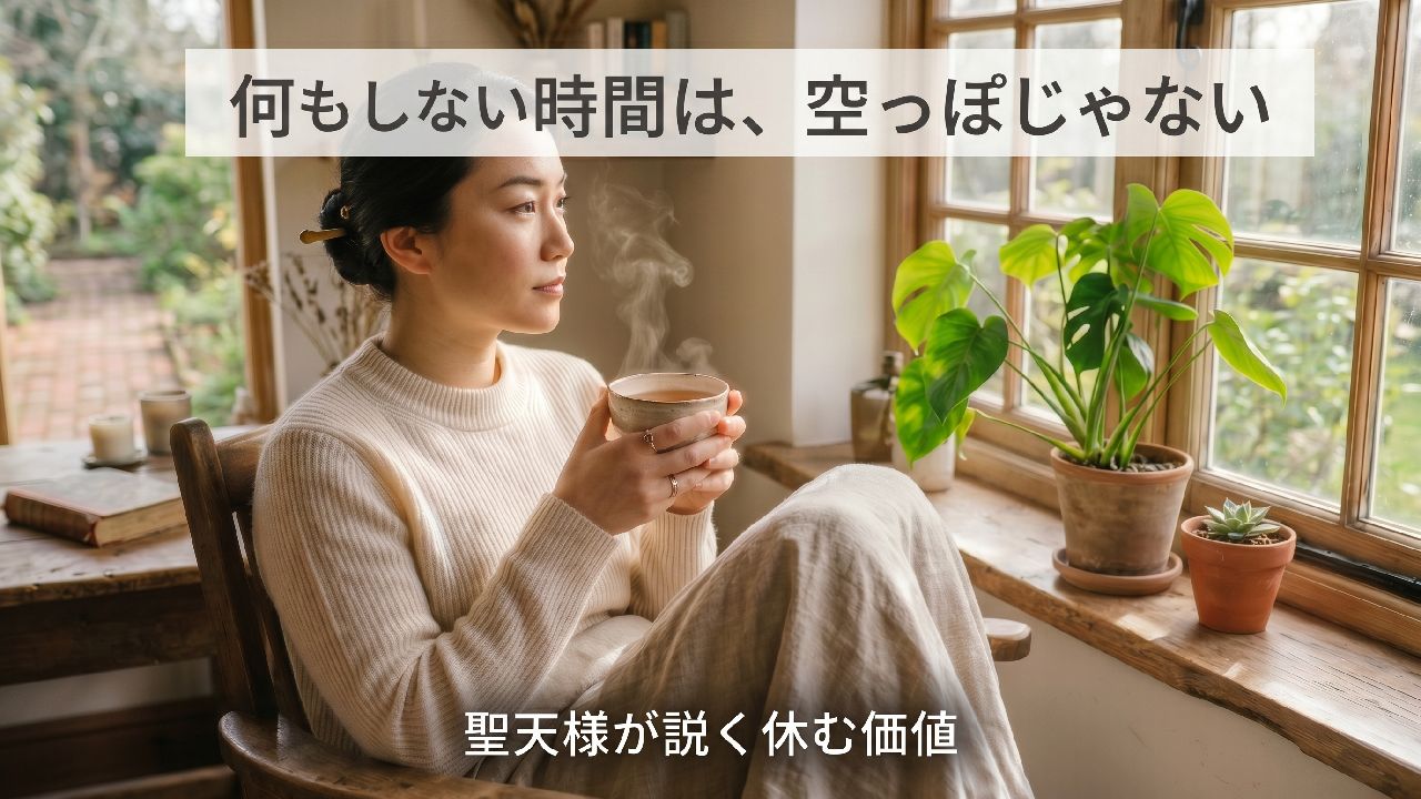 何もしない時間は空っぽじゃない