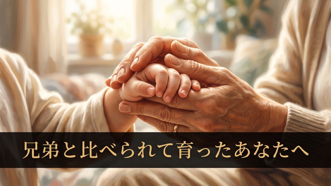 姉弟と比べられ育ったあなたへ