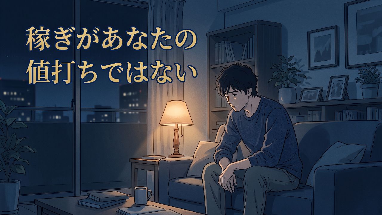 稼ぎがあなたの値打ちではない