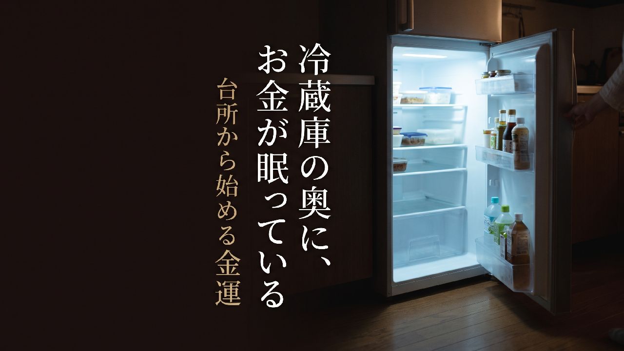 冷蔵庫の奥にお金が眠っている